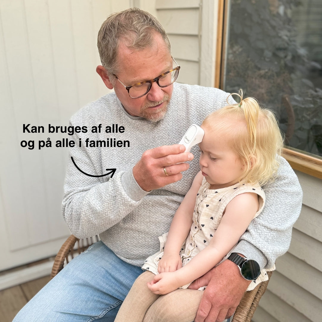 Berrcom infrarødt pandetermometer